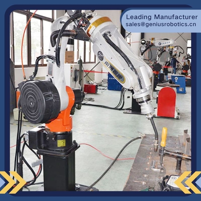 Electric Drive Auto Robotic Welding Machine Long Lifetime 1400mm Working Reach