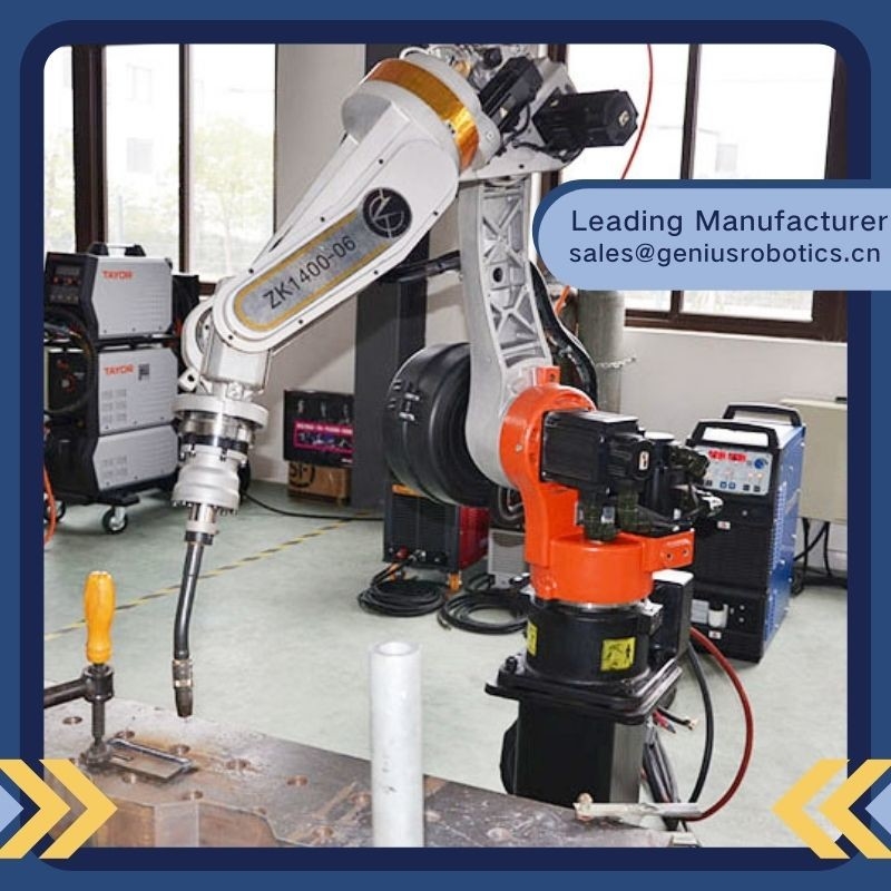 Die Casting MIG Robotic Welding Machine With Sight Automation Systems High Precision Smooth Surface
