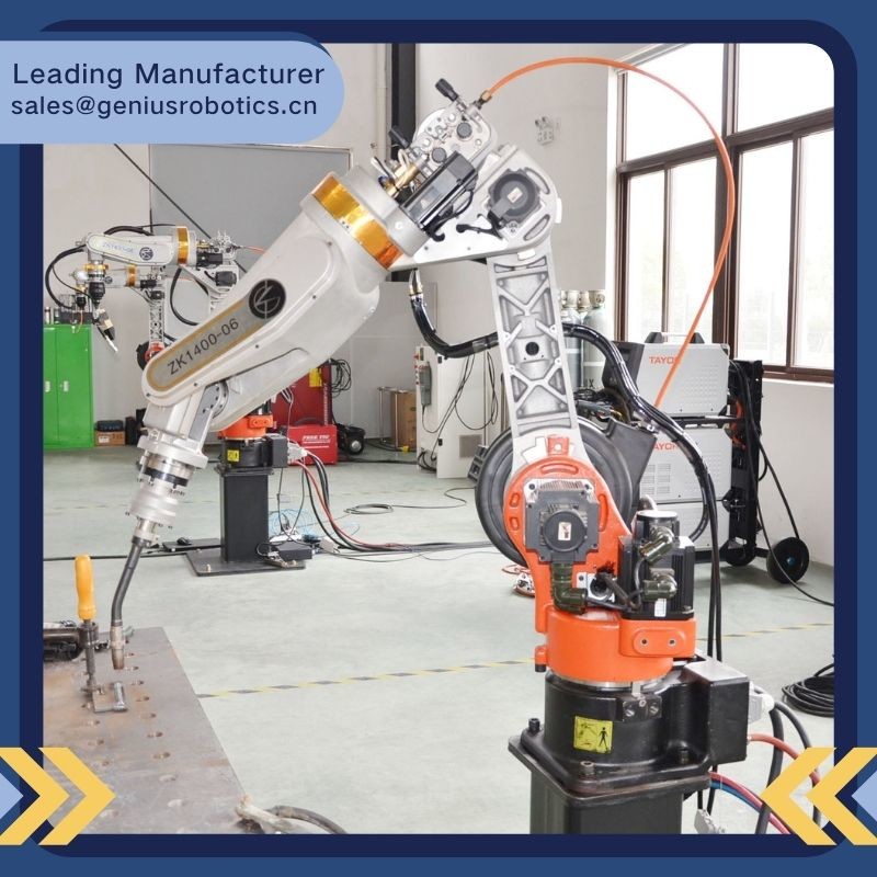 Vertical Ground Installation Robotic Welding Machine Manipulator 1400mm Arm Length