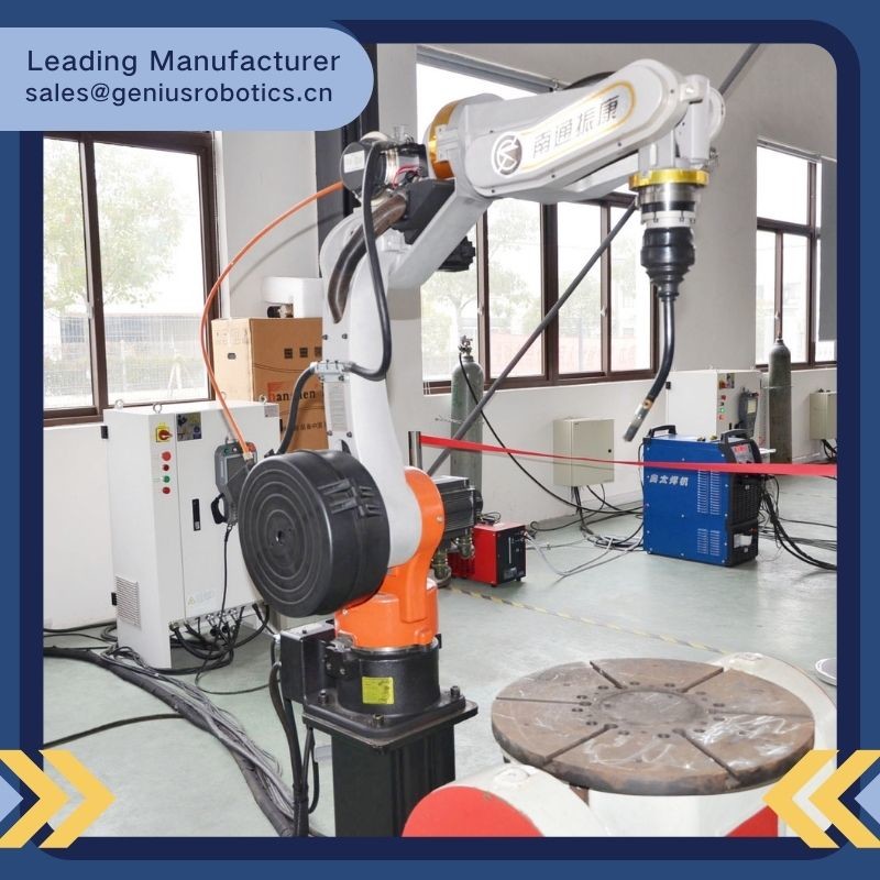 Long Armlength 6M Automatic Mig Welding Robot For Steel Column
