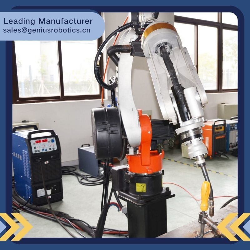Pipe Robotic Welding Machine , Industrial Welding Robots Power Source 350A