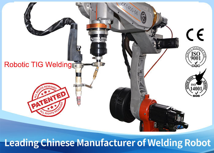 China Robotic Arm Welding Machine With Laser Vision Sensing AC Motor