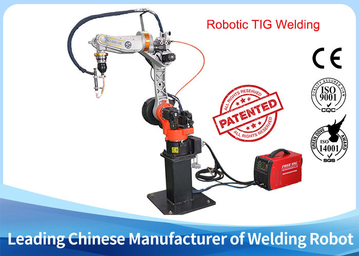 Servo Motor MIG Welding Robot 6 Axis Industrial High Rigidity Body Design