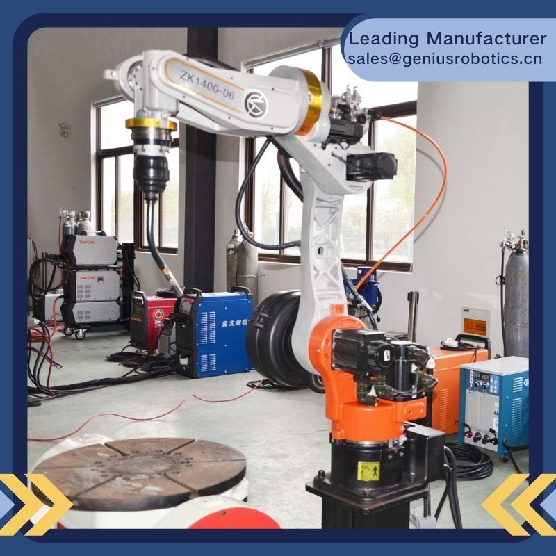 Radius 1400mm MIG Welding Robot , Mig Welding Equipment Articulated