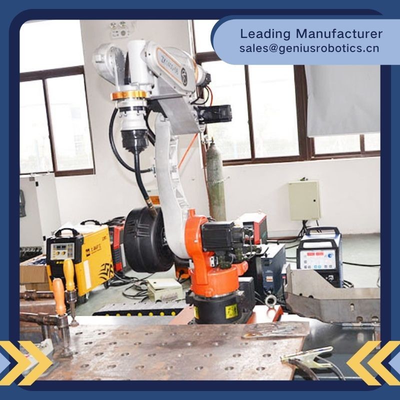 Automobile Robotic Welding Machine Metal Max Working Radius 1400mm Six Axis
